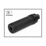 Модель глушителя c дульным тормозом 118mmQD Silencer W/Flash Hider/BK (Big Dragon)